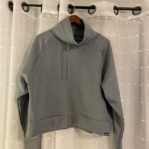 Juicy Couture Quilted Hoodie in Heather Gray